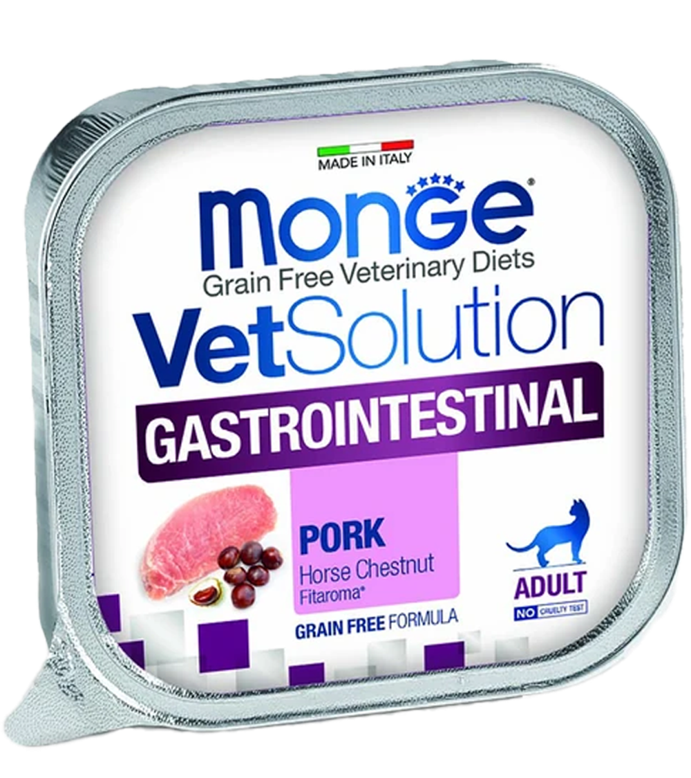Monge VetSolution Cat Gastrointestinal для кошек при заболеваниях ЖКТ 100гр