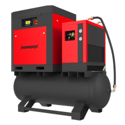 HRS-94900TD3 Винтовой компрессор с ресивером и осушителем Harrison: 900 л/мин, 10 бар, 7.5 кВт, 300