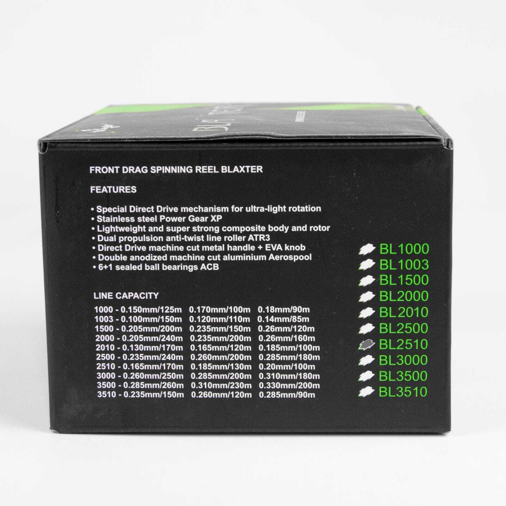Катушка безынерционная Stinger Blaxter 2510 (2500, 6+1BB, мет. шпуля)