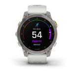 Смарт часы Garmin Epix (Gen 2) Sapphire титановый белый