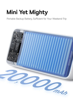 Портативный аккумулятор Baseus, 20000mAh, с цифровым дисплеем, черный