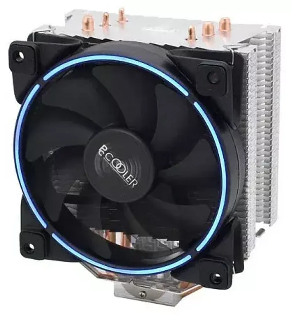 Вентилятор для процессора PCCooler GI-X3B V2 Blue Led TDP 125W 4-pin Intel LGA 1700/1200/115x/AM4/AM3/AM3+/AM2/AM2+/ GI-X3B V2 Black