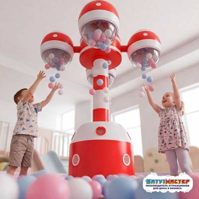 Шаропад для игровой комнаты «Клубничный взрыв», 2×2×2,2 м