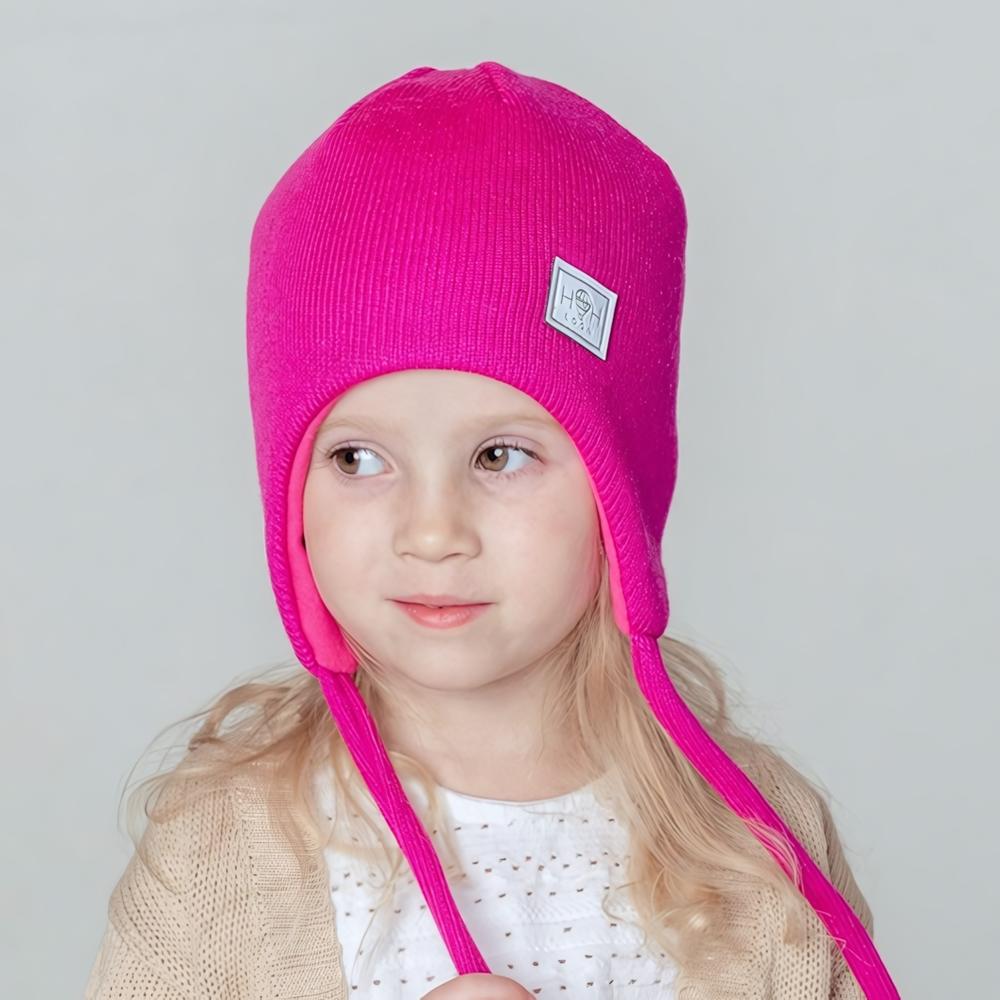 Шапка для девочек А.ШД20-62391742, малиновый, р-р 46-50 7691692