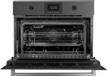 Компактный духовой шкаф с микроволнами Kuppersbusch CBM 6350.0 GPH 6 Black Steel