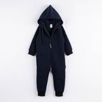 Комбинезон с накладным карманом "Ежевика" утепленный