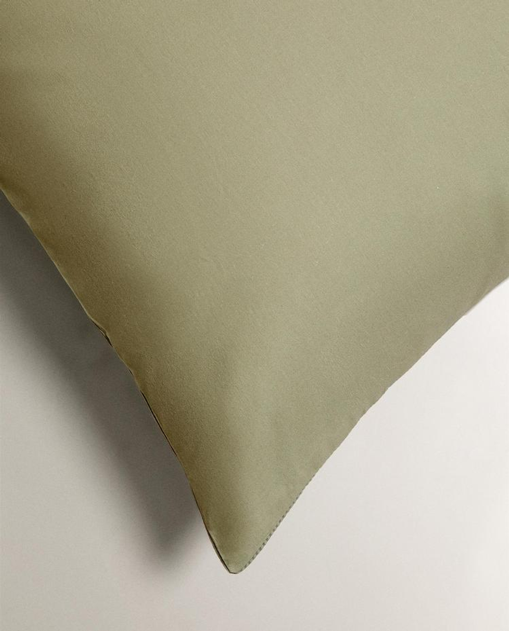 ZARA HOME НАВОЛОЧКА В ПОЛОСКУ, ЗЕЛЕНЫЙ