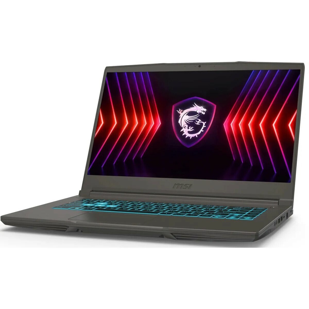 Ноутбук MSI Thin 15 B13BVE-1451US, 15.6" (1920x1080) IPS 144 Гц/Intel Core i5-13420H/16 ГБ DDR4/512 ГБ SSD/NVIDIA GeForce RTX 4050 для ноутбуков (6 Гб)/Windows 11 Home, Серый (9S7-16R831-1451)