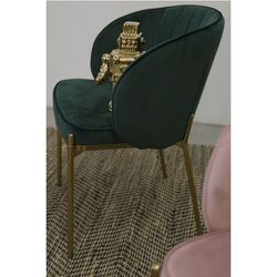 Стул Coral, велюр, зеленый