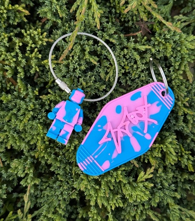 Брелок legoman & keytag Trik