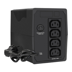 Источник бесперебойного питания Exegate EX292773RUS ИБП ExeGate Power Back BNB-800.LED.AVR.4C13 &lt;800VA / 480W, LED, AVR, 4*C13, металлический корпус, Black&gt;