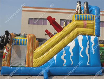 Коммерческий надувной батут "Пиратская радость"