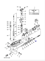 Вал гребного винта для лодочных моторов Yamaha 66T456110000