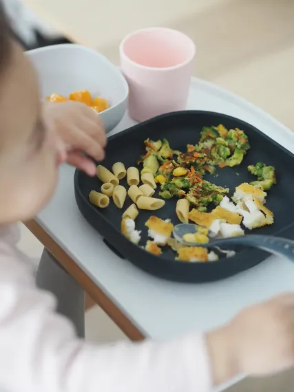 Набор посуды Beaba Coffrey Repas Silicone Night Blue