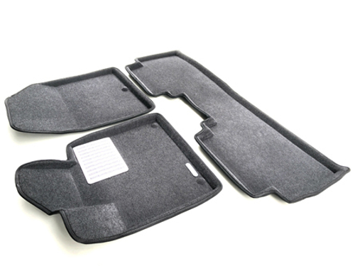 Коврики салона для KIA Sorento Prime (2015-) Euromat 3D Lux серые. Арт. EM3D-002925G