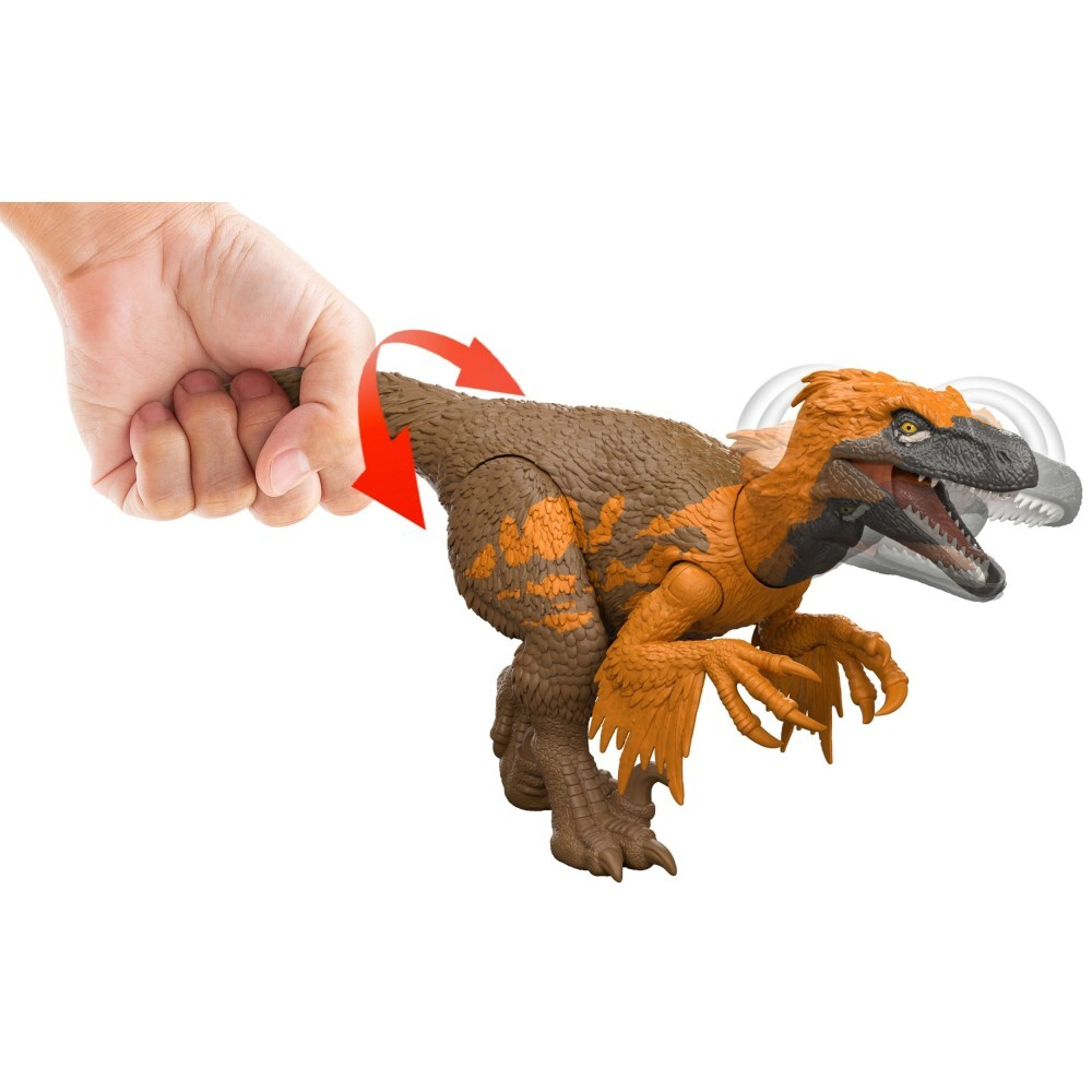Jurassic World - Ревущий динозавр Ютараптор со звуком JGC80
