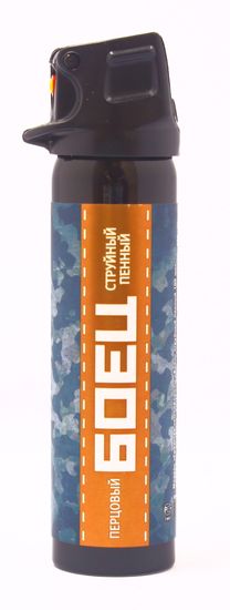 Перцовый газовый баллончик Боец струйный пенный 100 мл