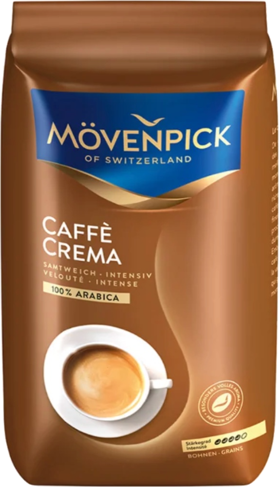 Кофе в зернах Movenpick Caffe Crema 500 г, 2 шт