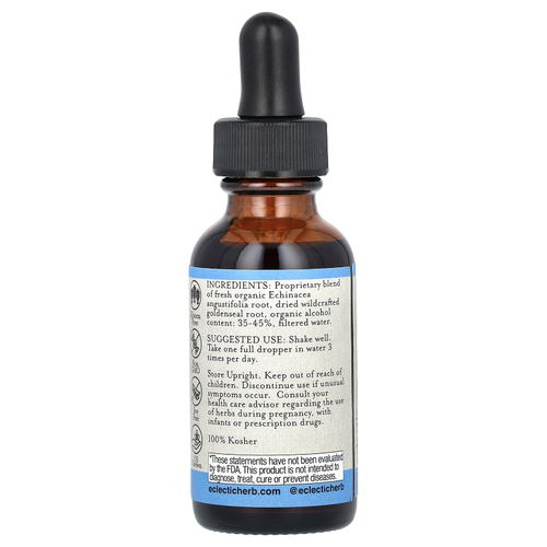 Eclectic Herb, эхинацея и желтокорень, 30 мл (1 жидк. унция)