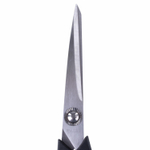 Ножницы BRAUBERG "Soft Grip" 190 мм черно-синие резиновые вставки 3-х сторонняя заточка (6 штук в упаковке)