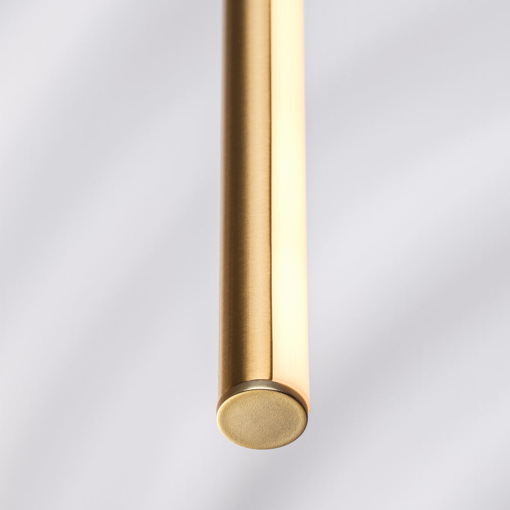 748433 Люстра TUBO LED 24W 2000LM 80G ЗОЛОТО 3000K