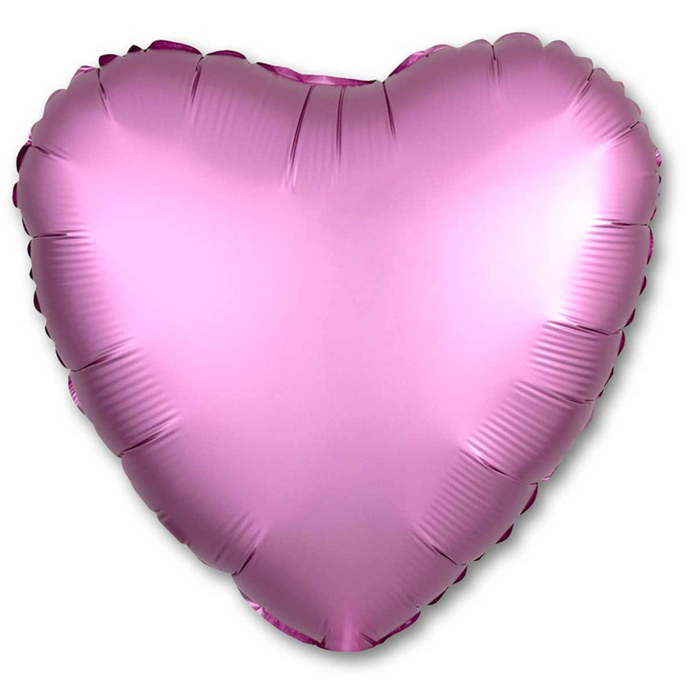 Шар фольгированный Сердце 45 см (Лаванда)