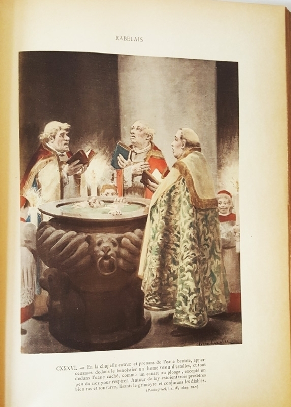 "Rabelais et loeuvre de Jules Garni (Рабле и творчество Жюля Гарни)"  1897 г.  Антикварная книга
