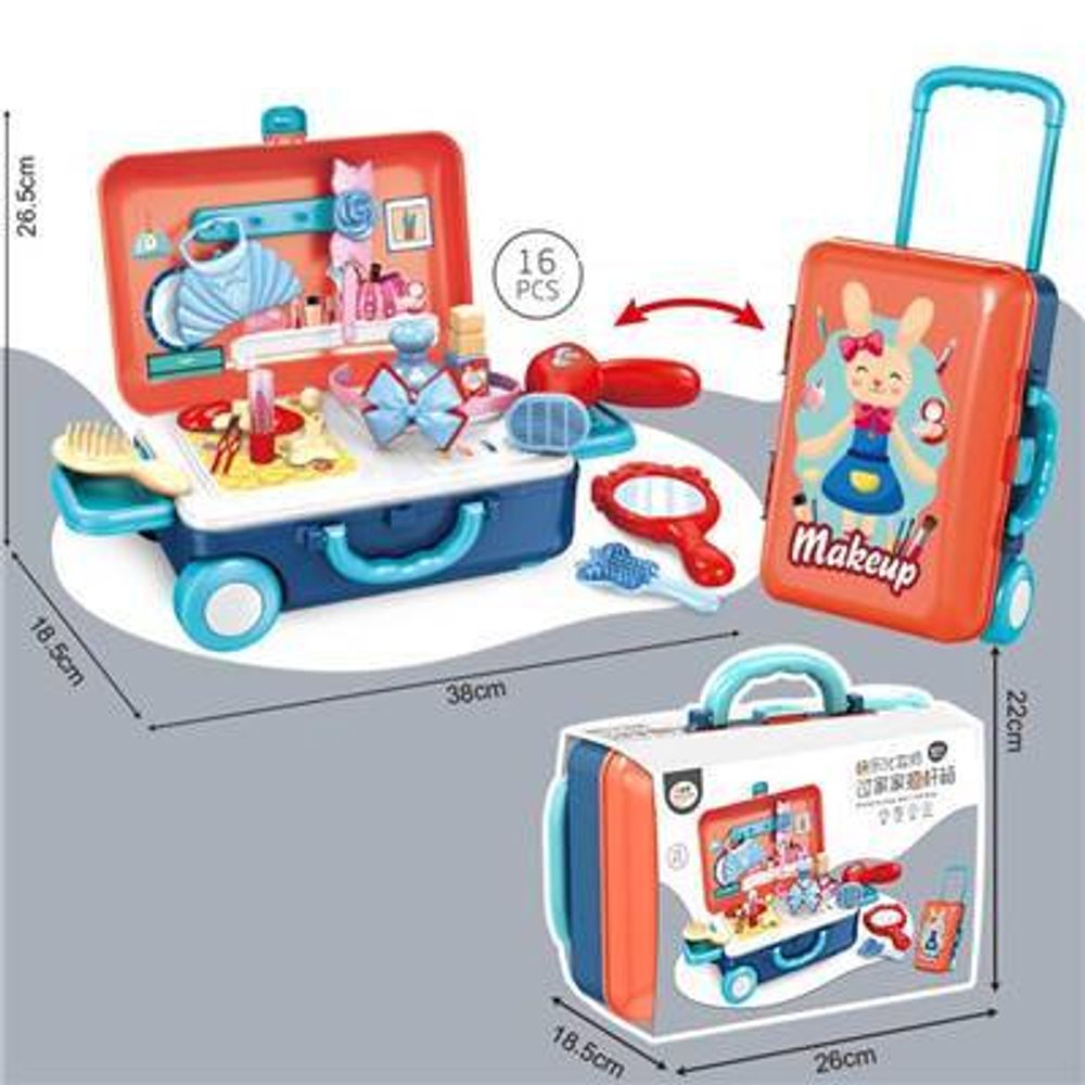 280000031/Игровой набор &quot;Парикмахер&quot; в чемодане, 16 эл, 26*18, 5*22см/124