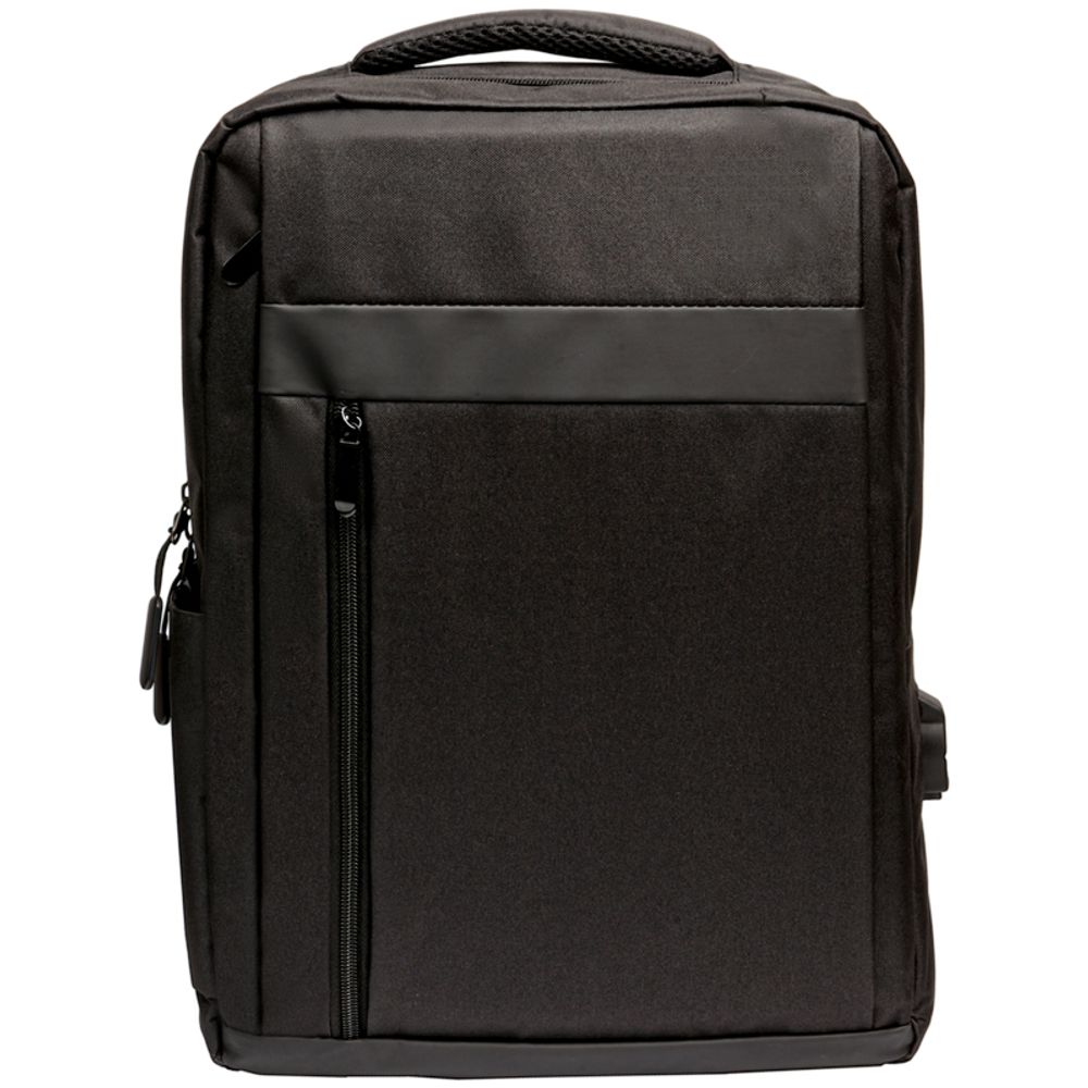 Рюкзак для ноутбука 16-17” ArtSpace Urban "Type-1", 40*30*11см, 1 отделение, 3 карм., USB разъем, уплотн. спинка