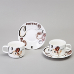 Кофейный набор 4 предмета 180мл "Coffee mania"