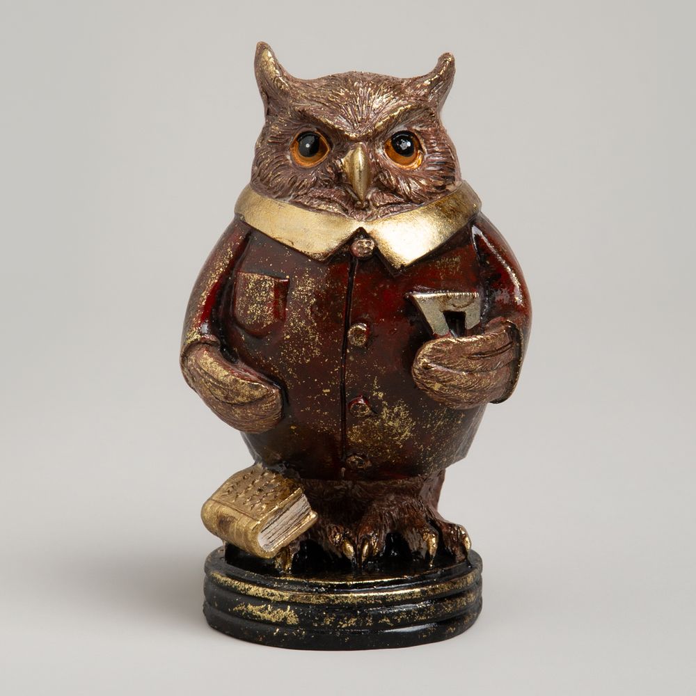 ФИГУРКА "АНГЛИЙСКАЯ КОЛЛЕКЦИЯ "СОВА" 7*7*12 СМ