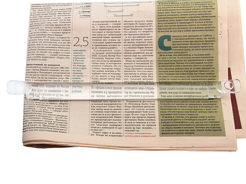 Лупа 81208 (300мм х 25 мм, 2х с ручками)