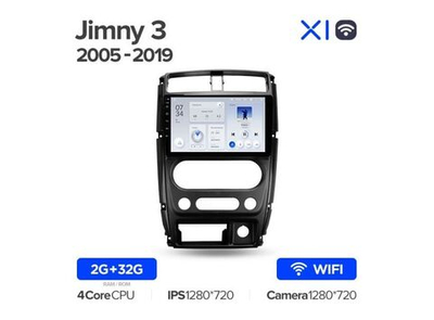 Магнитола Teyes X1 2-32 Wi-Fi Suzuki Jimny 3 2005 — 2019 9.0"