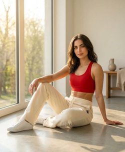 Брюки молочные спортшик весенняя коллекция