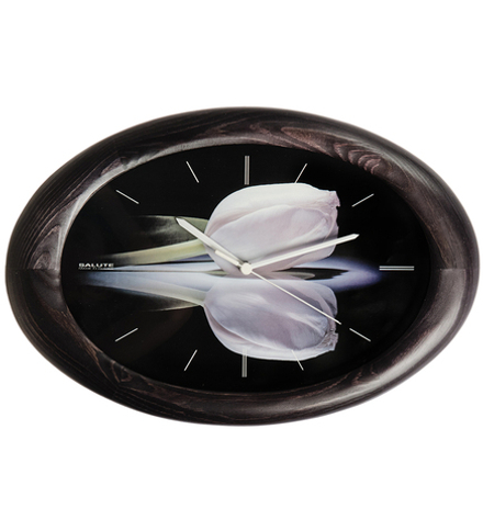 Салют SLT-135 Часы настенные «БЕЛЫЙ ТЮЛЬПАН»