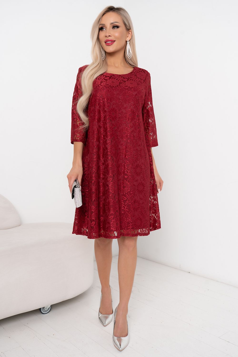 Платье Кэтрин (марсала) Р11-1175/2 Nikol