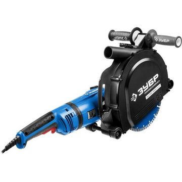 Штроборез ЗУБР ЗШ-П65-2600 ПВСТК макс.гл.паза 65 мм, 230 мм, 2600 Вт