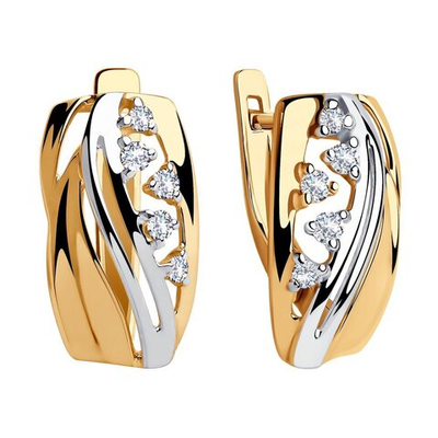 Серьги Au 585 (028278)