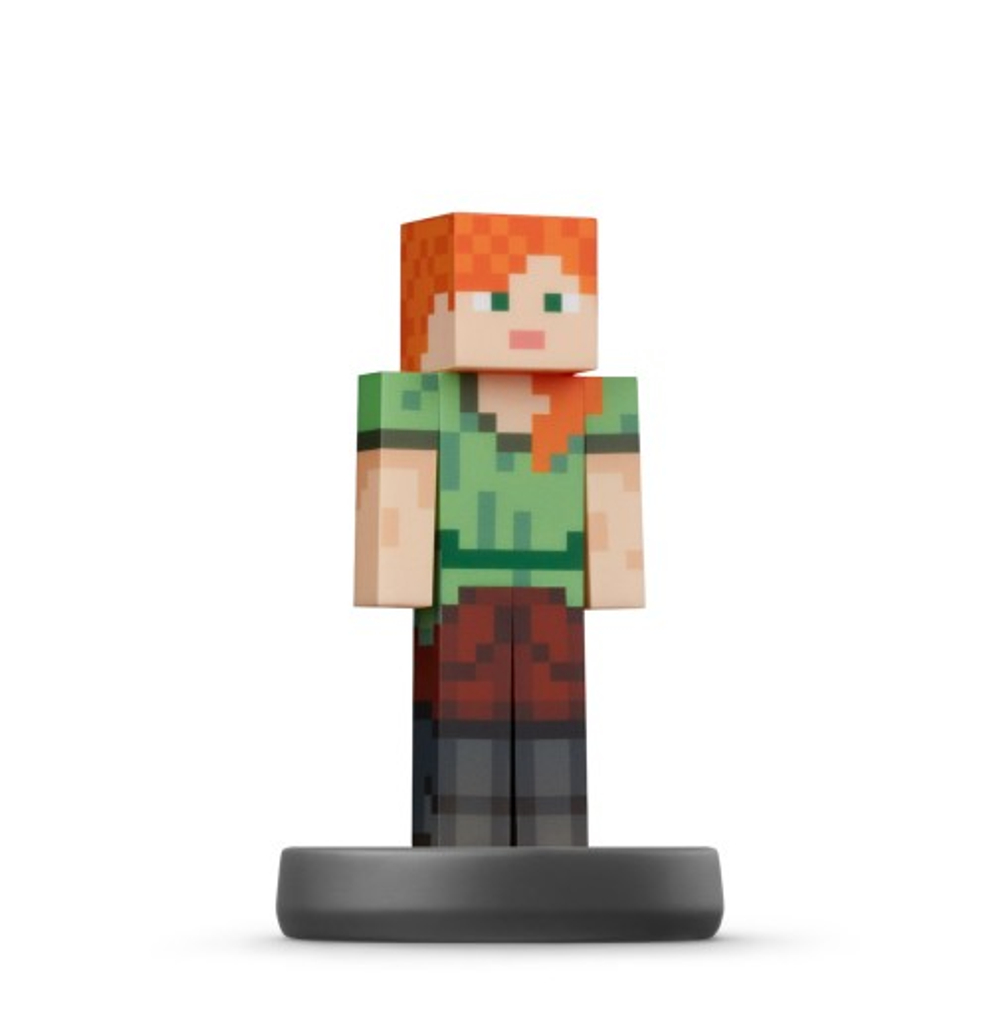 Набор Amiibo Майнкрафт Стив и Алекс / Minecraft: Steve and Alex - №89 (Super Smash Bros. Collection)