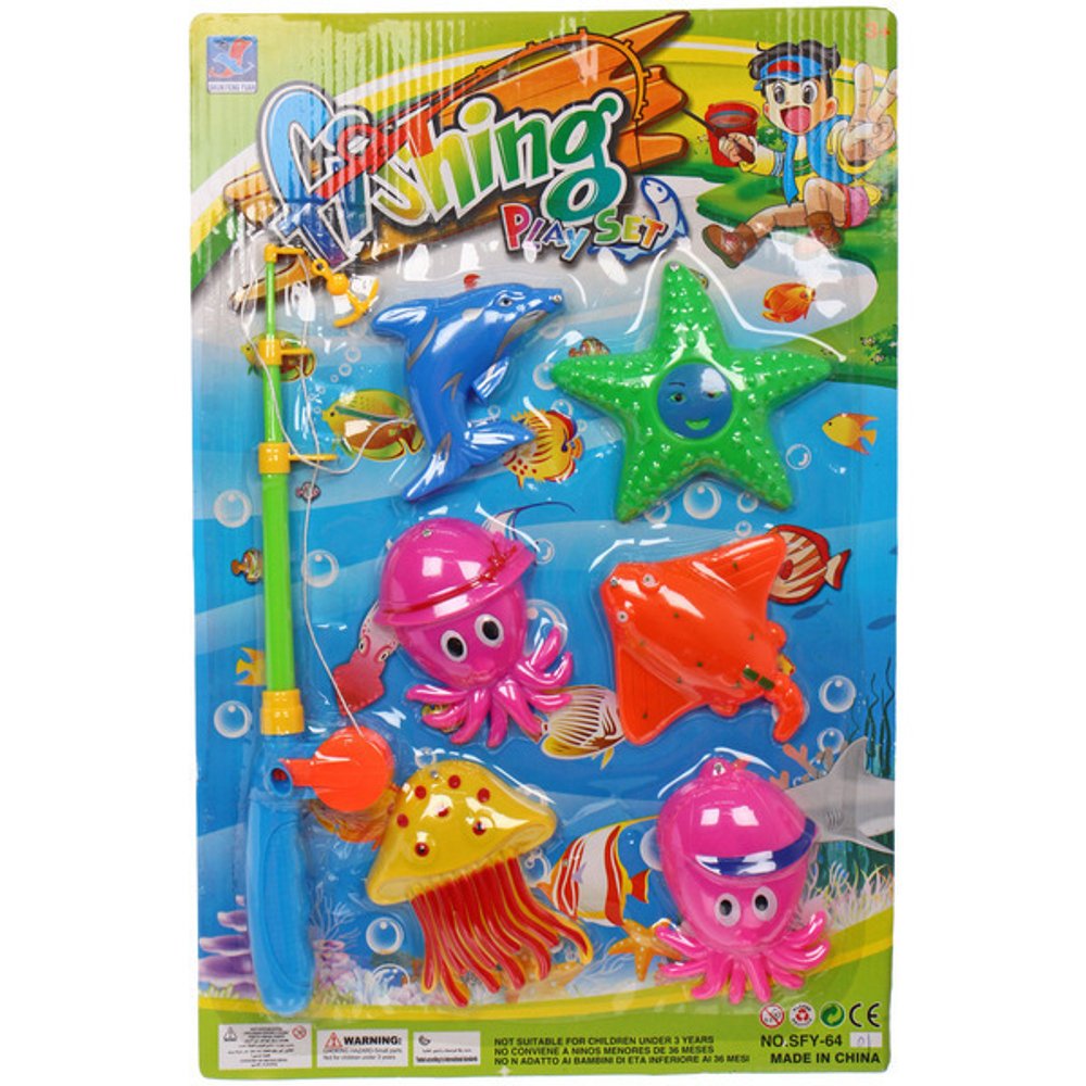 Набор для рыбалки «Рыбные истории», 7 предметов, 47.8*28.5*4 см