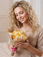 Букет из шоколада "Мини-розы" 19 штук