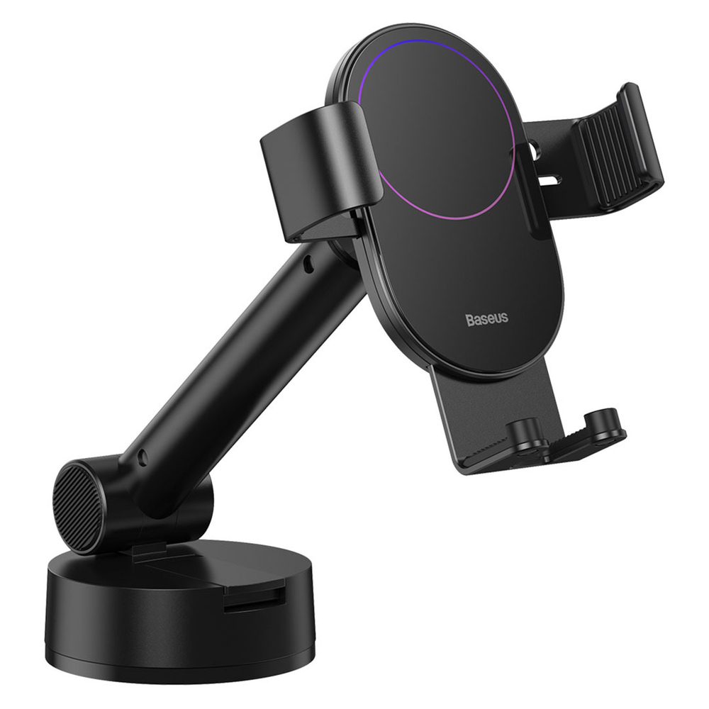 Автомобильный Держатель Baseus Simplism Gravity Car Mount Holder (На Присоске) - Black