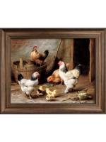 Картина интерьерная на холсте в раме 25*31 см