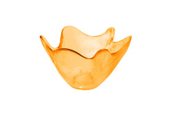 Ваза 16см San Miguel Feston янтарная