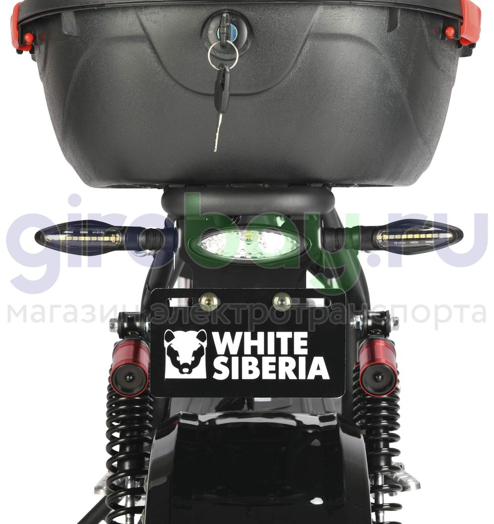 Электроскутер WHITE SIBERIA MINI R 2500w 3.0 (60V/21Ah) - Черный фото №15