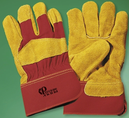 Перчатки сварочные КТК "Русские львы" утепленные (6/120)