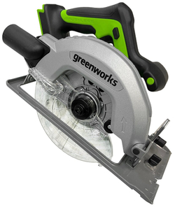 Циркулярная пила аккумуляторная GREENWORKS GD24CS 24V, бесщеточная, без АКБ и ЗУ (1500907)