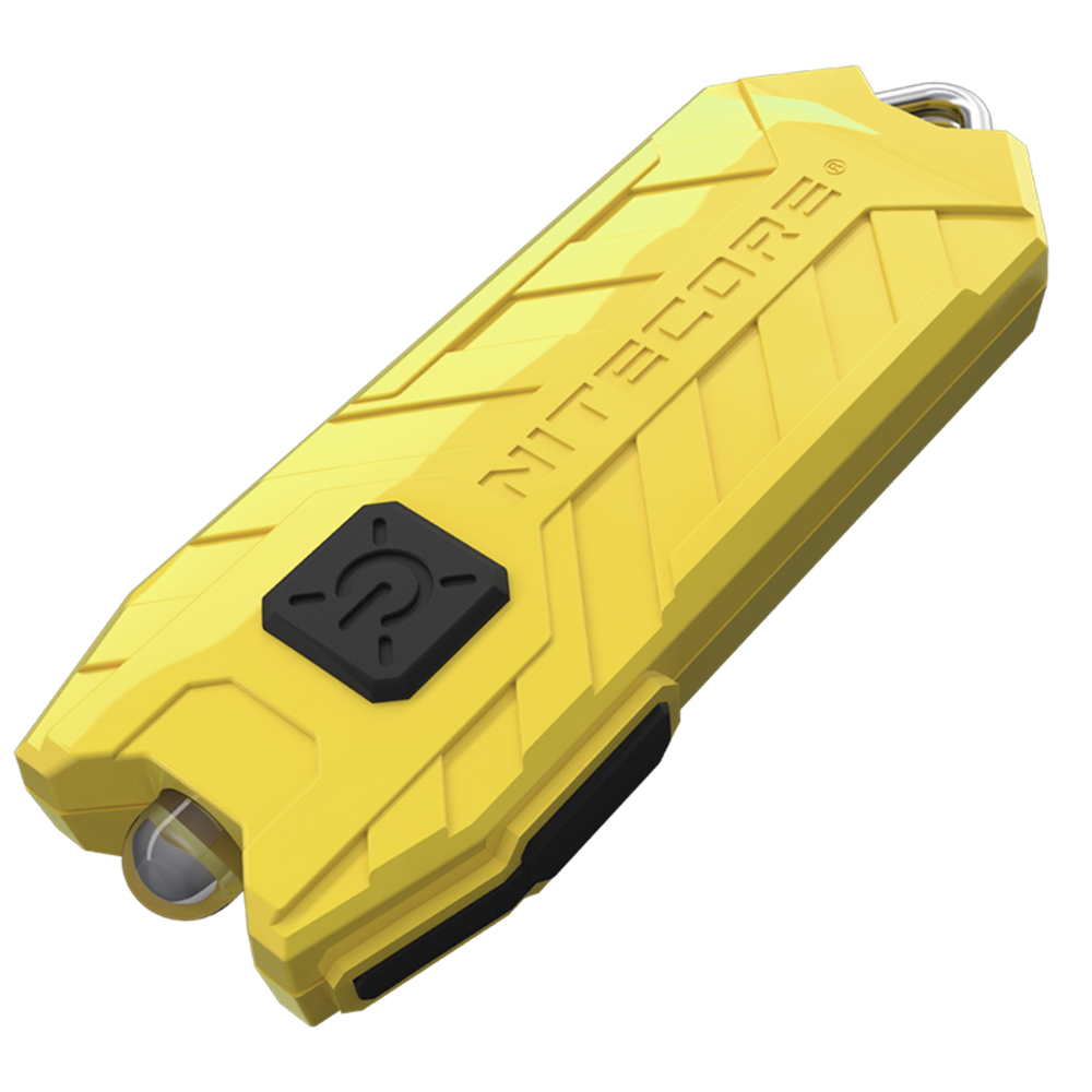 Фонарь-брелок светодиодный Nitecore TUBE V2.0, 55 Люмен, 25 м, Micro-USB, желтый