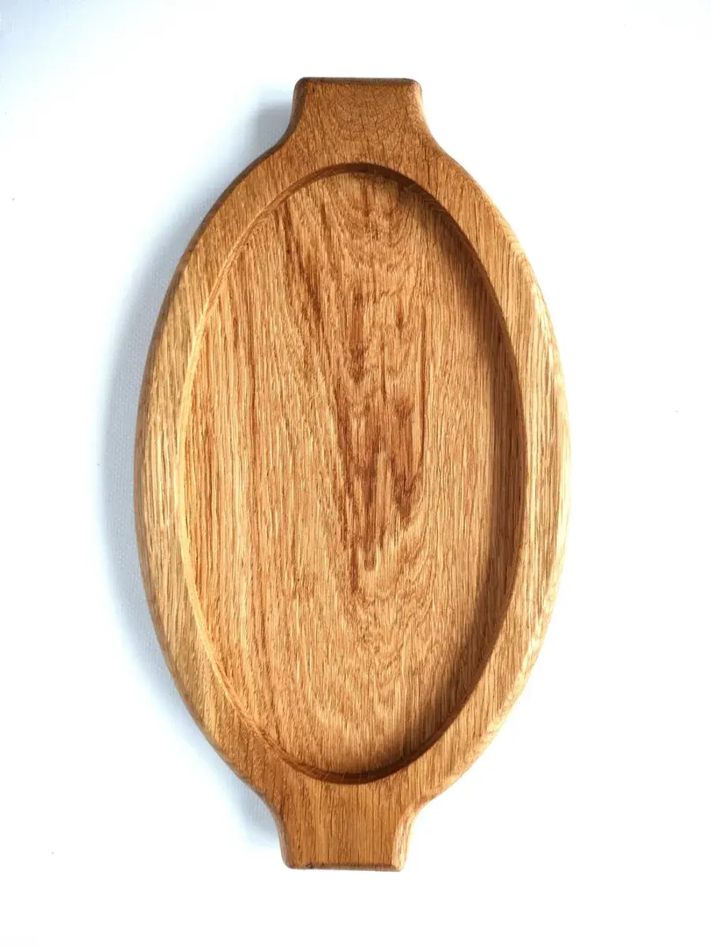 Поднос деревянный из массива дуба