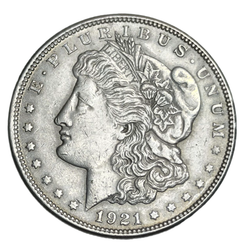 Монета 1 Доллар 1921 США "Моргана"